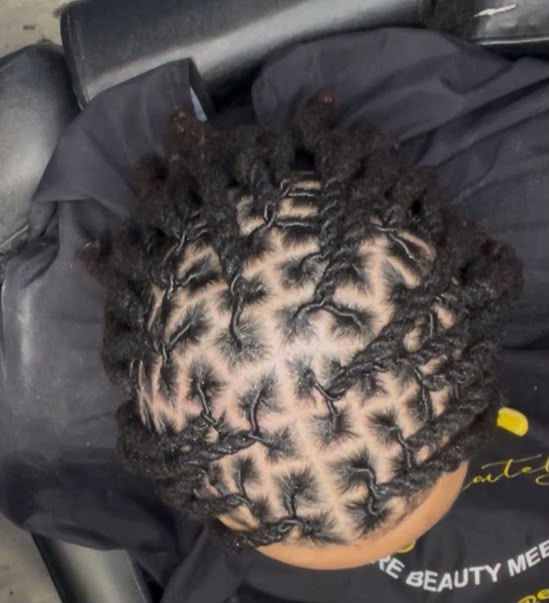 Retwist and styling haircut example