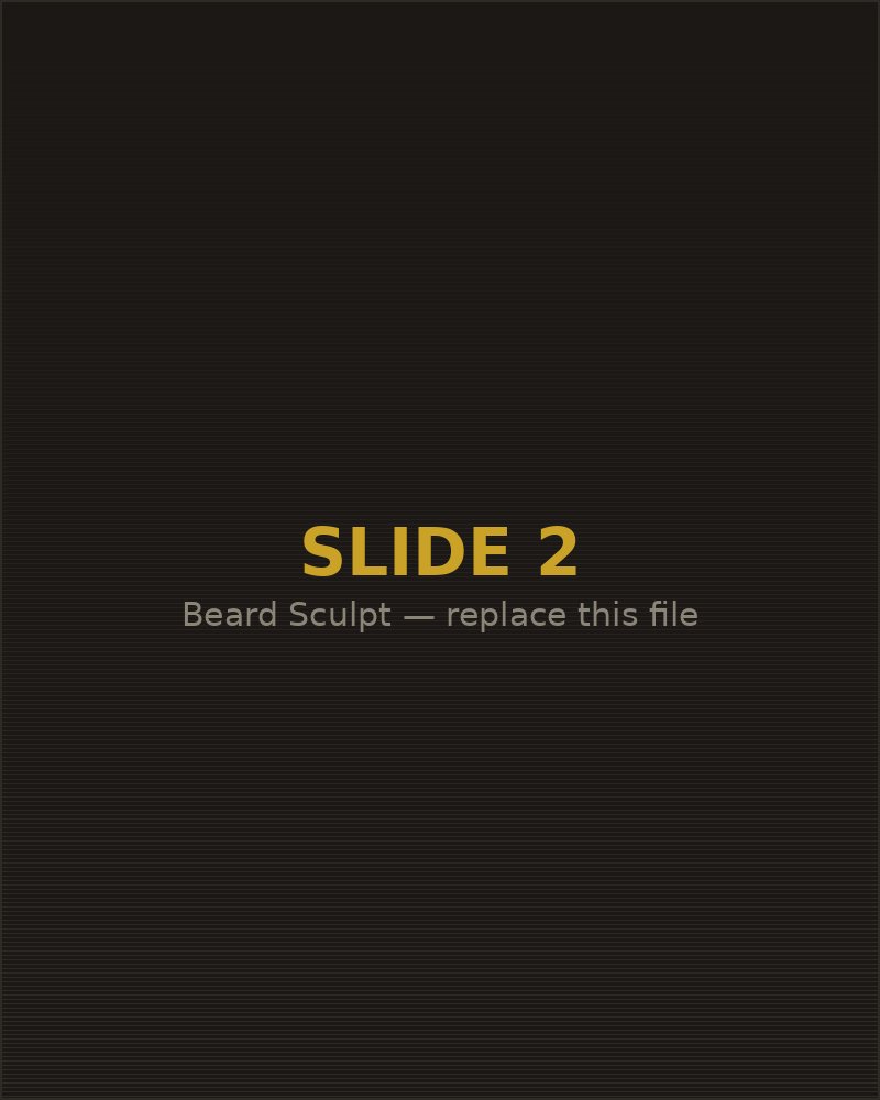 Beard sculpting service